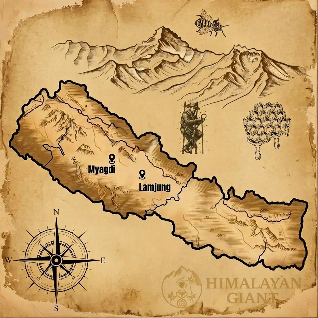 Himalayan-giant-where-your-honey-was-born-map