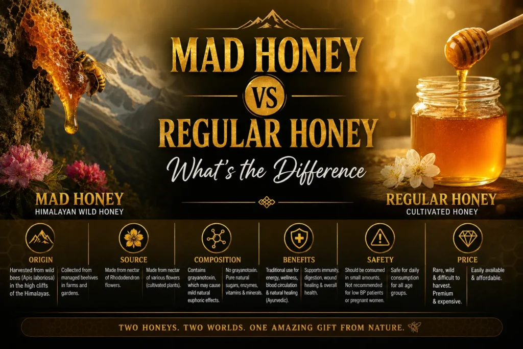 Mad Honey vs Regular Honey - What’s the Difference